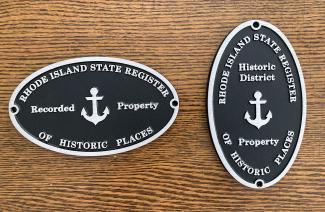 RI State Register plaques