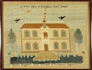 A Front View of Providence Court House--Clarissa Daggett's Work (1799)