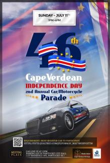 Black car Cape Verdean car parade