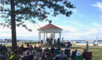 gathering for irish folk music