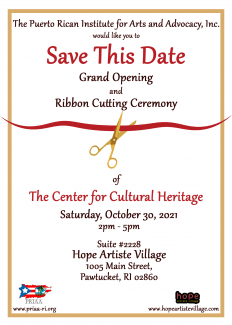 Save The Date and Grand Opening PRIAA