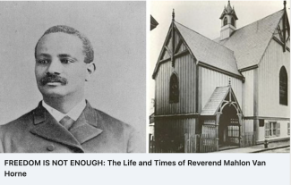 Reverend Mahlon Van Horne photo and home
