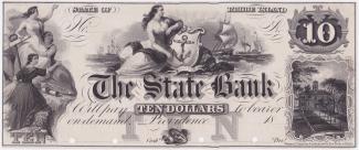 The State Bank ten dollar note