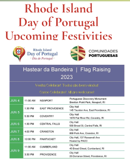 RI Day of Portugal Flag Raising