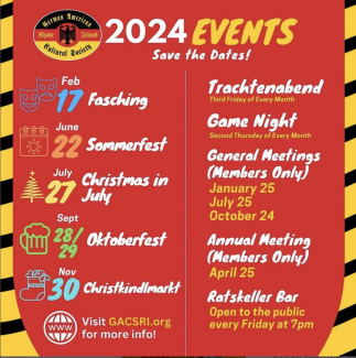 GACSRI 2024 Event Schedule