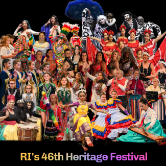 festival collage of performers