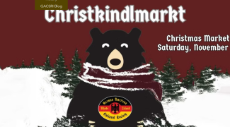 Christkindlmarkt 2025 Bear with scarf