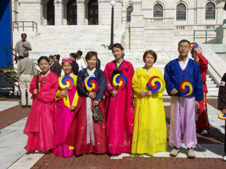 Korean dance group