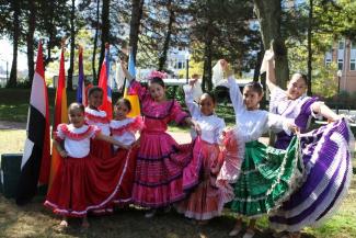 group of girl dancers